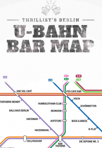 Berlin U-Bahn Bar Map